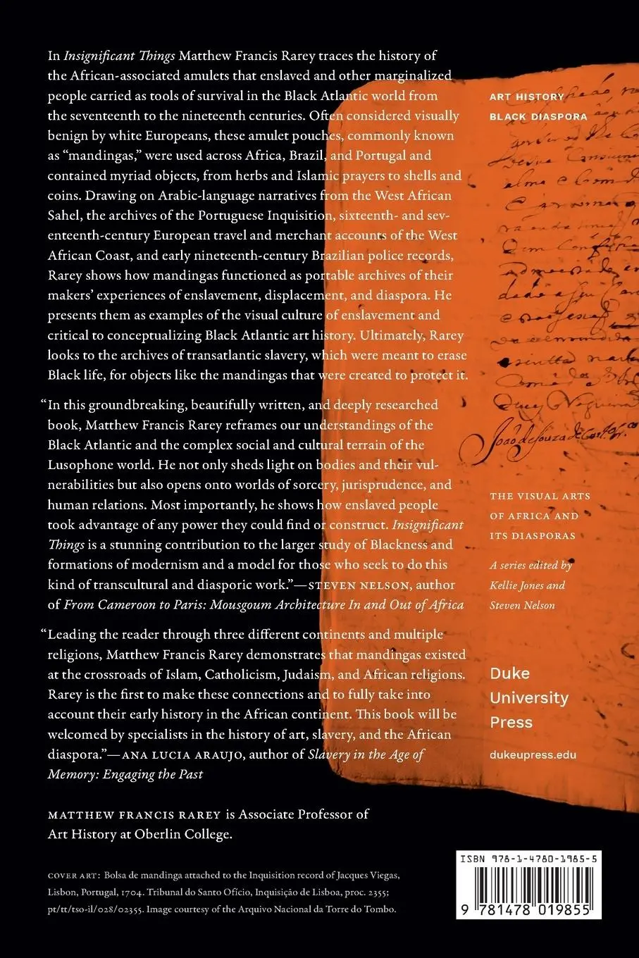 Rückseite: 9781478019855 | Insignificant Things | Matthew Francis Rarey | Taschenbuch | Englisch