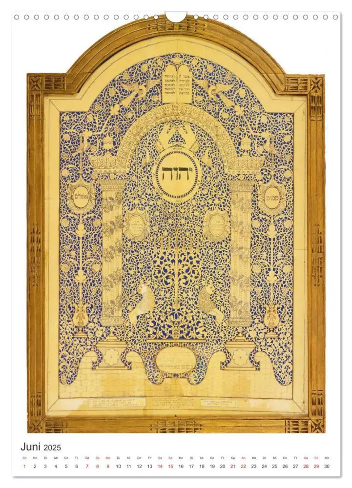 Bild: 9783435939855 | Hebräische Illuminationen und Manuskripte (Wandkalender 2025 DIN A3...