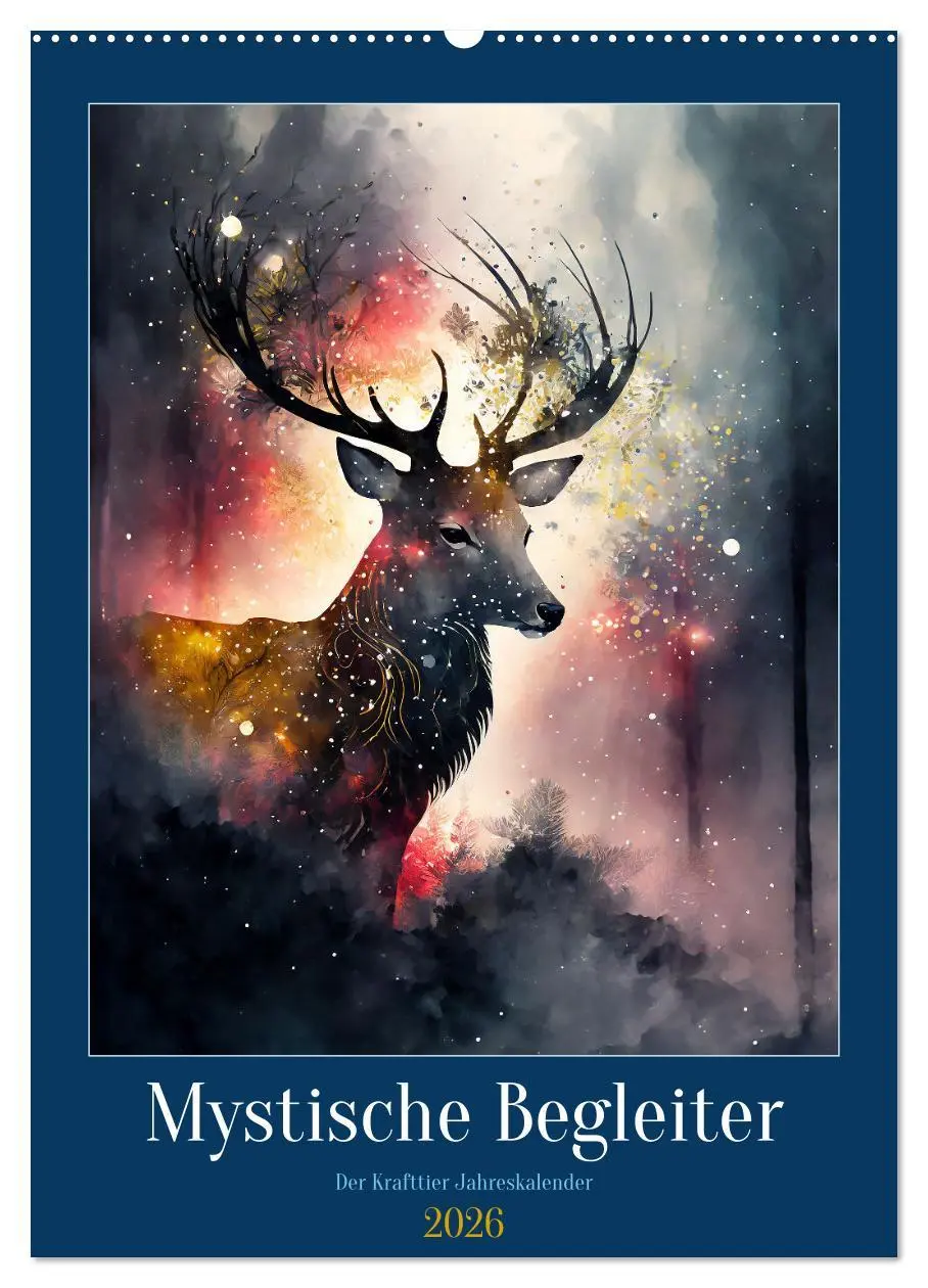 Cover: 9783516289855 | Mystische Begleiter (Wandkalender 2026 DIN A2 hoch), CALVENDO...