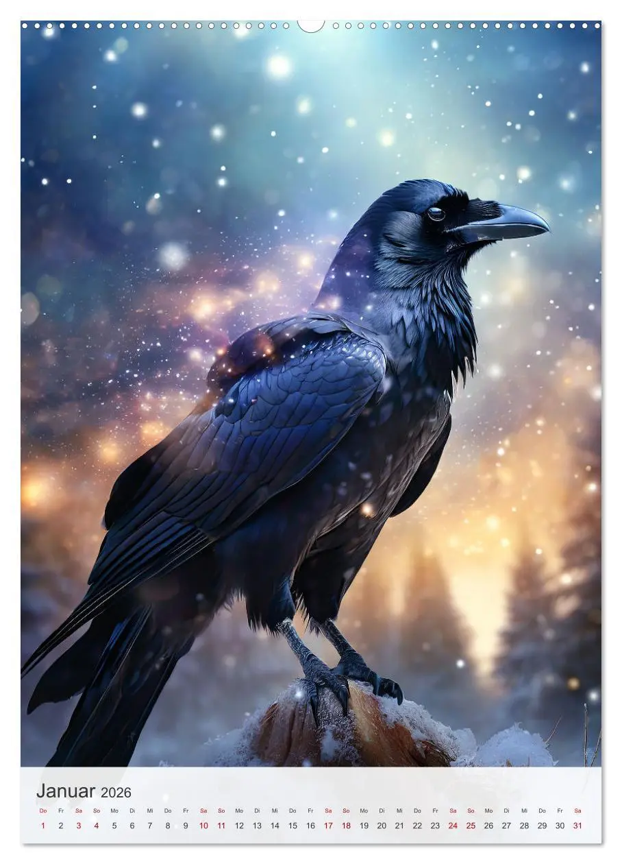 Bild: 9783516289855 | Mystische Begleiter (Wandkalender 2026 DIN A2 hoch), CALVENDO...