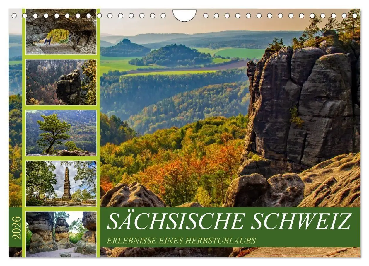 Cover: 9783516669855 | Sächsische Schweiz - Erlebnisse eines Herbsturlaubs (Wandkalender...