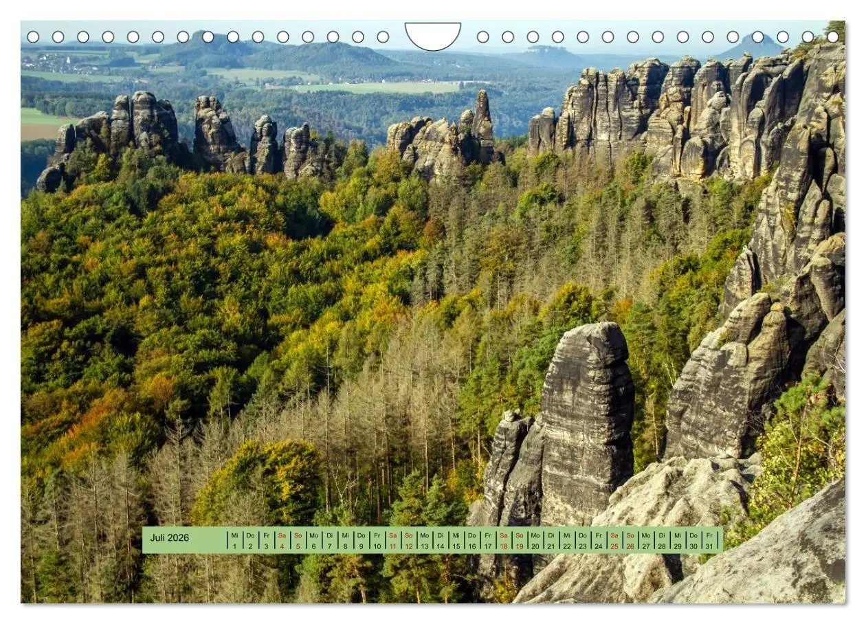 Bild: 9783516669855 | Sächsische Schweiz - Erlebnisse eines Herbsturlaubs (Wandkalender...