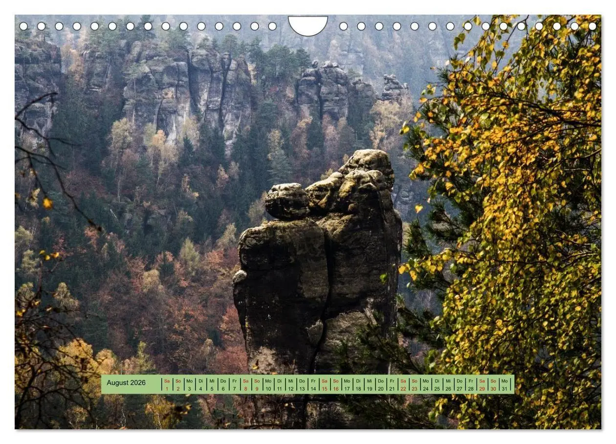 Bild: 9783516669855 | Sächsische Schweiz - Erlebnisse eines Herbsturlaubs (Wandkalender...