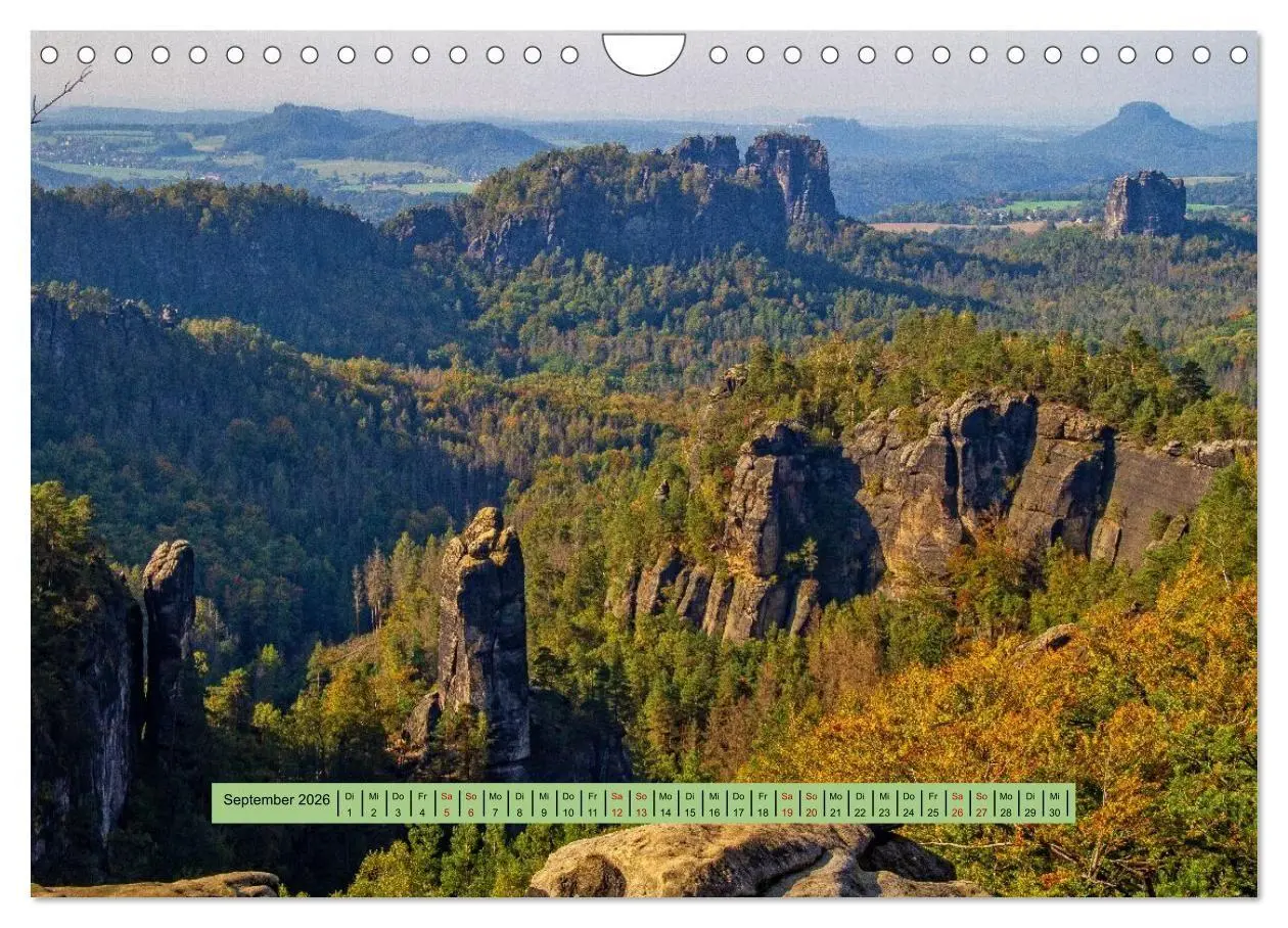 Bild: 9783516669855 | Sächsische Schweiz - Erlebnisse eines Herbsturlaubs (Wandkalender...