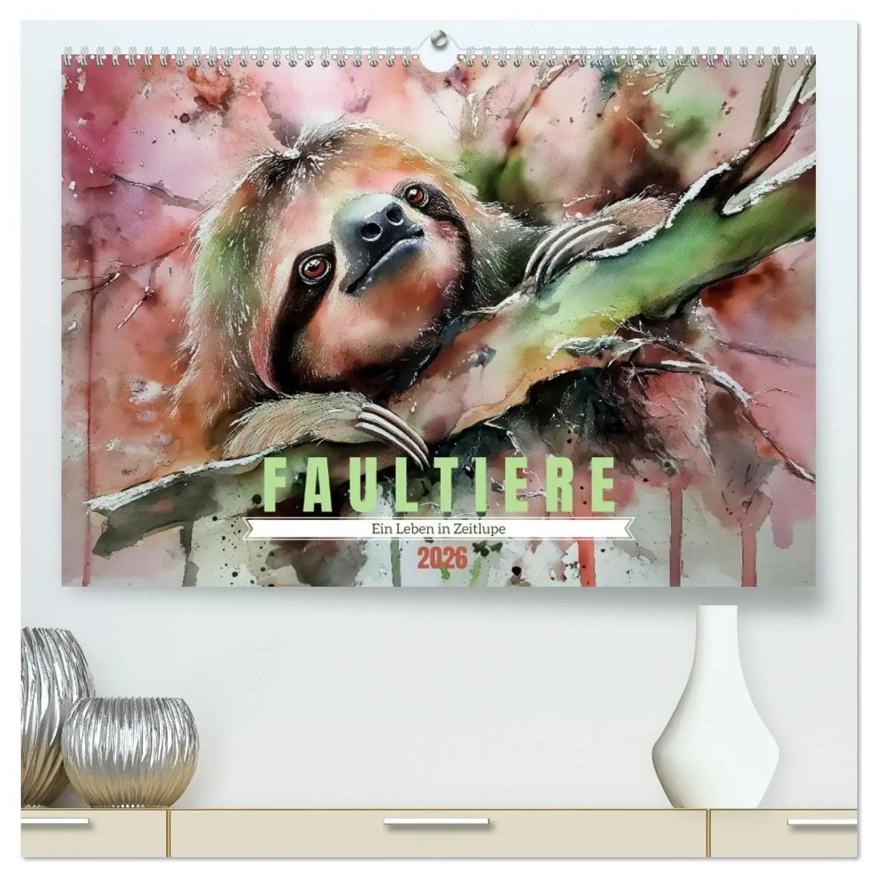 Cover: 9783516739855 | Faultiere, ein Leben in Zeitlupe (hochwertiger Premium Wandkalender...