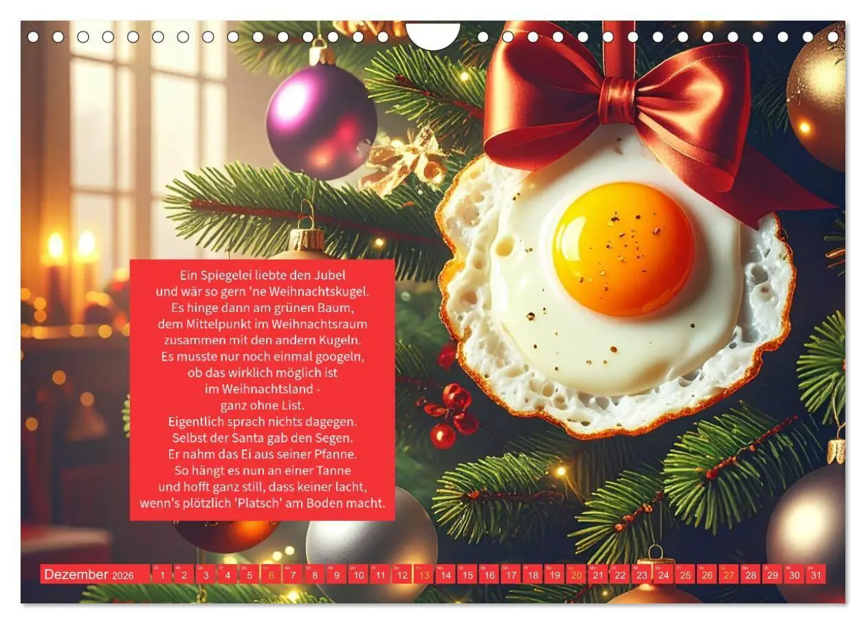 Bild: 9783516659955 | Das verrückte Spiegelei (Wandkalender 2026 DIN A4 quer), CALVENDO...