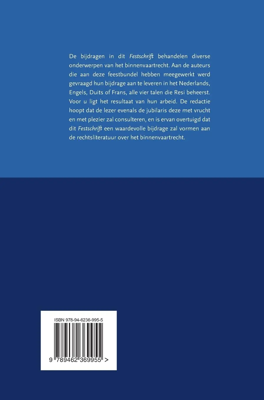 Rückseite: 9789462369955 | Festschrift Resi Hacksteiner | Frank Smeele (u. a.) | Buch | Englisch