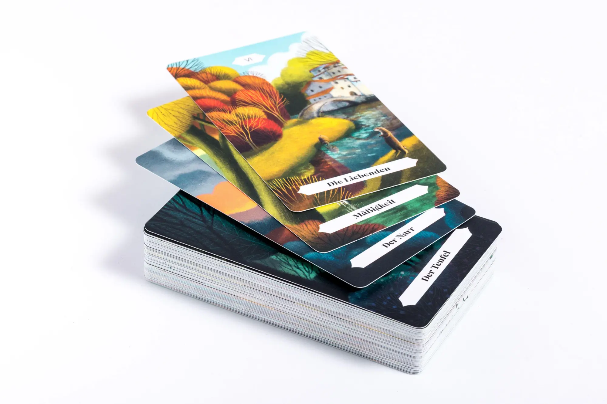 Bild: 4250938600056 | Tarot Landschaften der Seele | 78 Karten und Begleitbuch | Matteoni