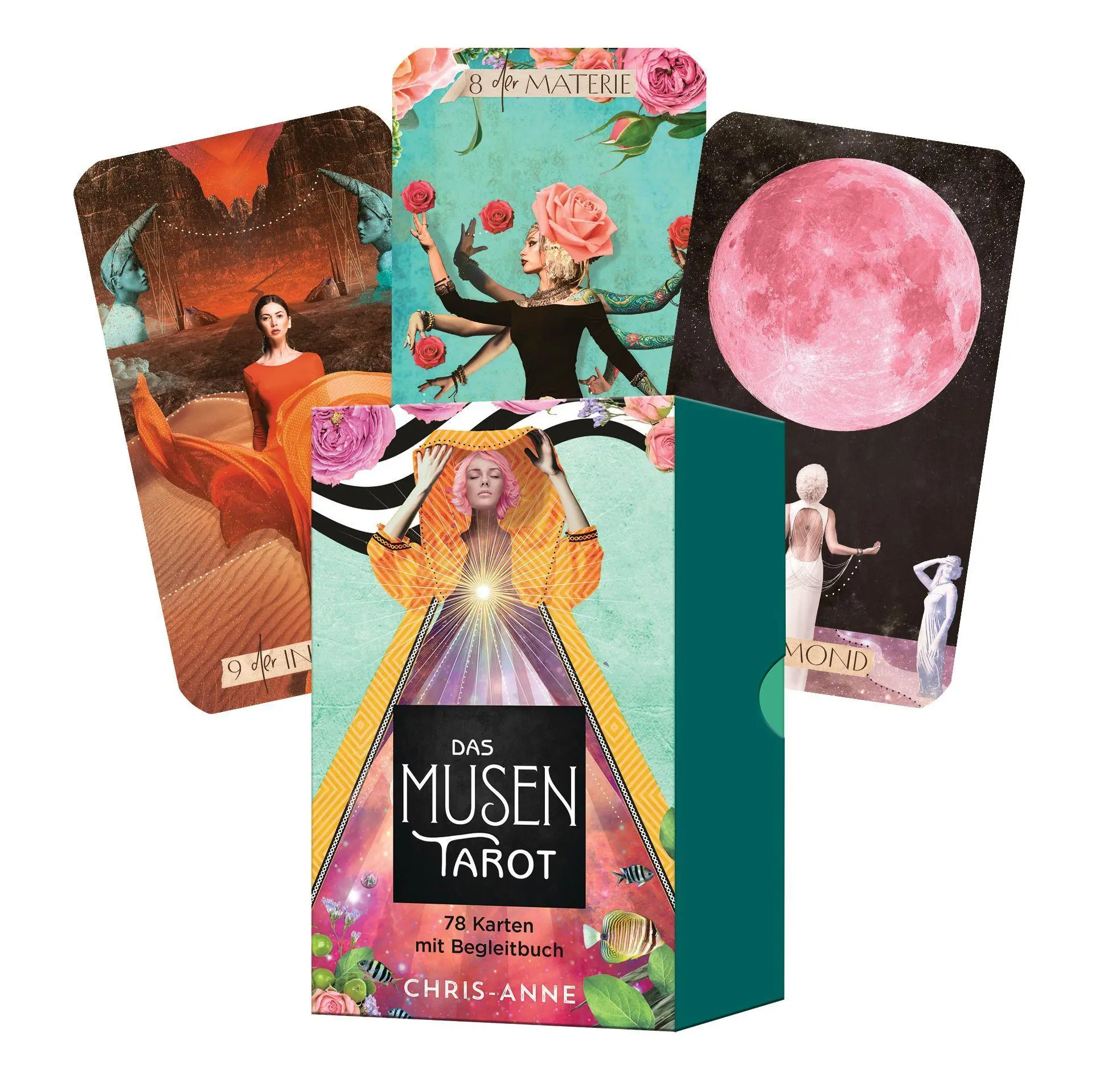 Cover: 4250939900056 | Das Musen-Tarot | 78 Karten mit Begleitbuch | Chris-Anne | Box | 2022