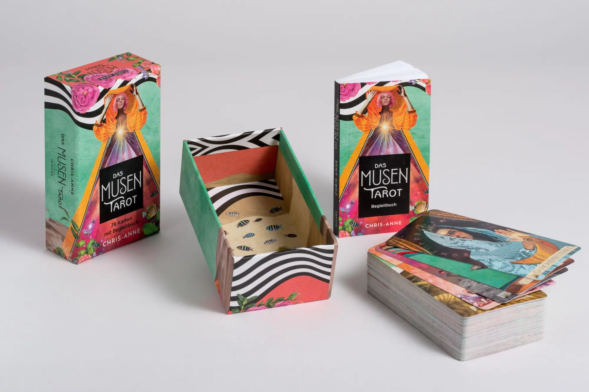 Bild: 4250939900056 | Das Musen-Tarot | 78 Karten mit Begleitbuch | Chris-Anne | Box | 2022