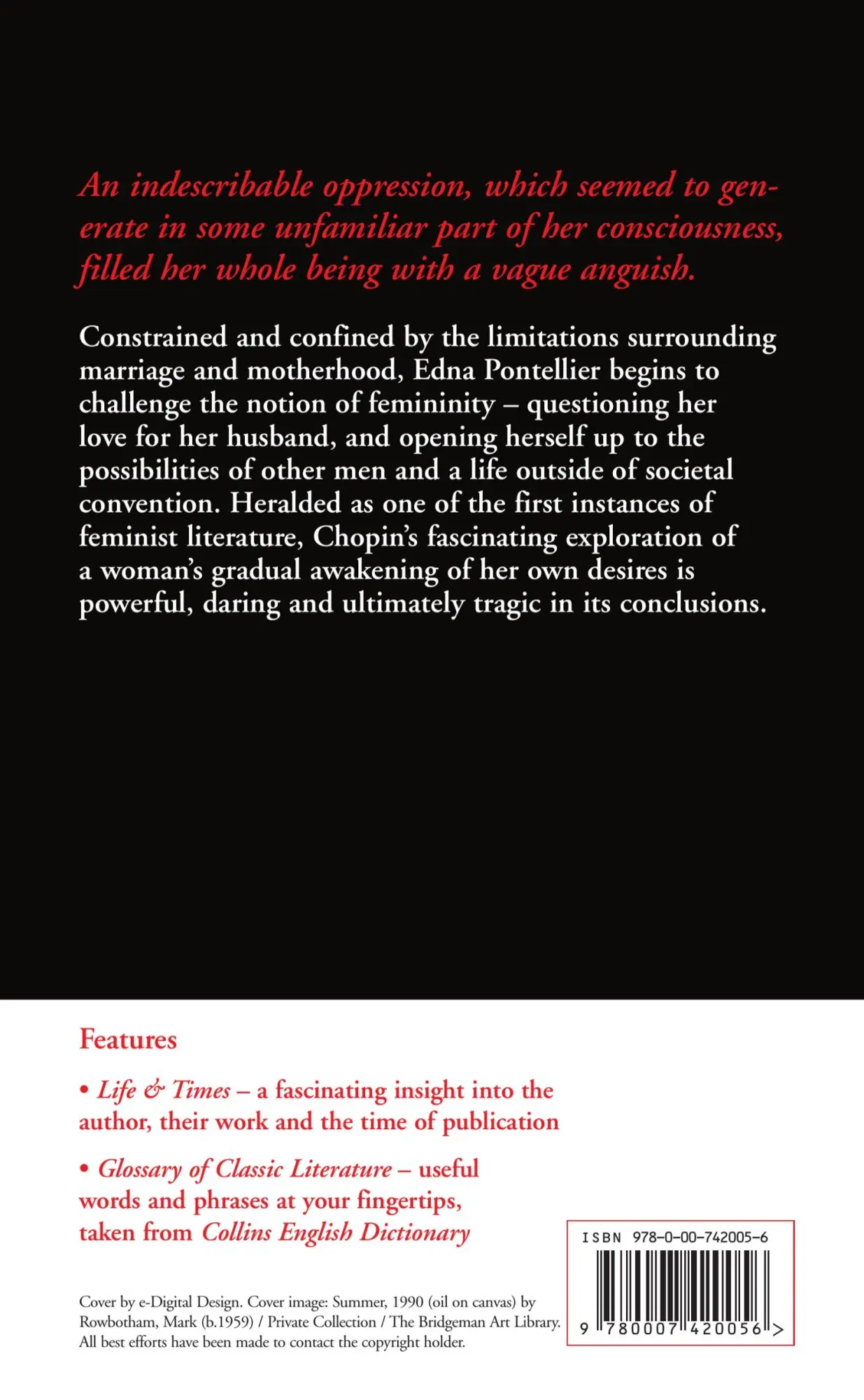 Rückseite: 9780007420056 | The Awakening | Kate Chopin | Taschenbuch | 212 S. | Englisch | 2012