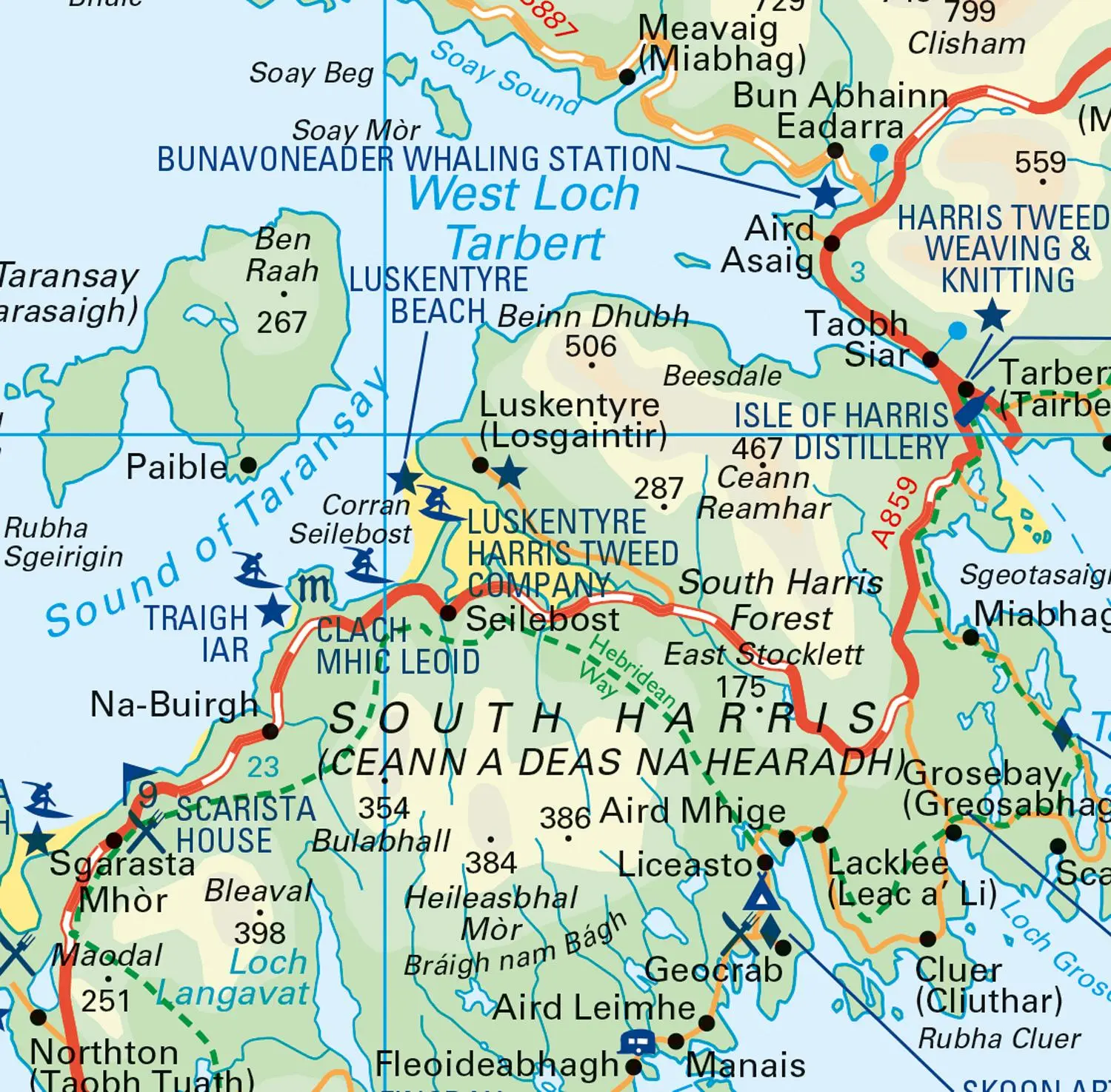Bild: 9780008580056 | Outer Hebrides Pocket Map | Collins Maps | (Land-)Karte | Englisch