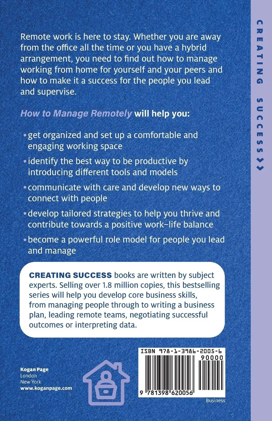 Rückseite: 9781398620056 | How to Manage Remotely | Work Effectively, No Matter Where You Are