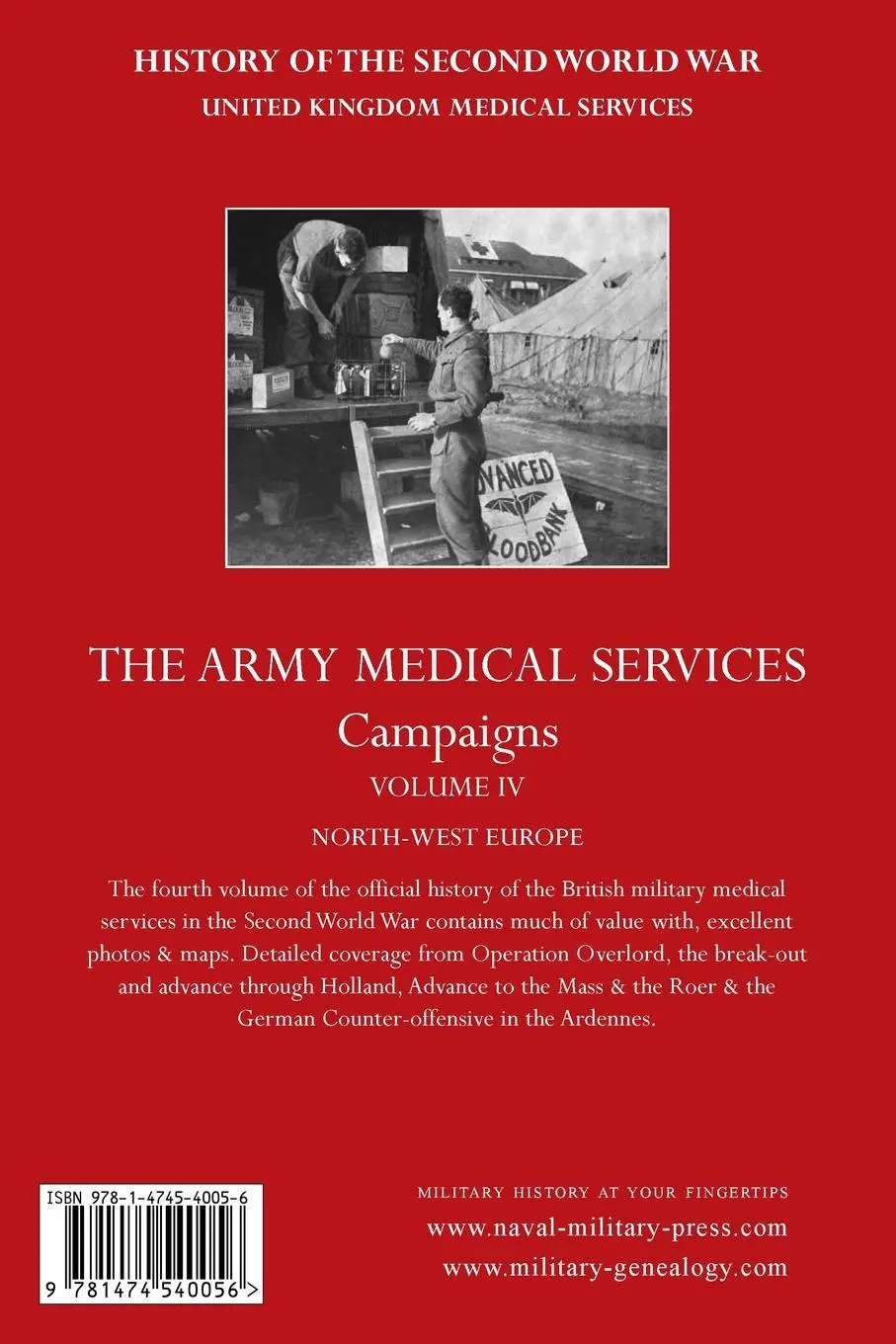 Rückseite: 9781474540056 | THE ARMY MEDICAL SERVICES CAMPAIGNS VOL IV | F. A. Crew | Taschenbuch