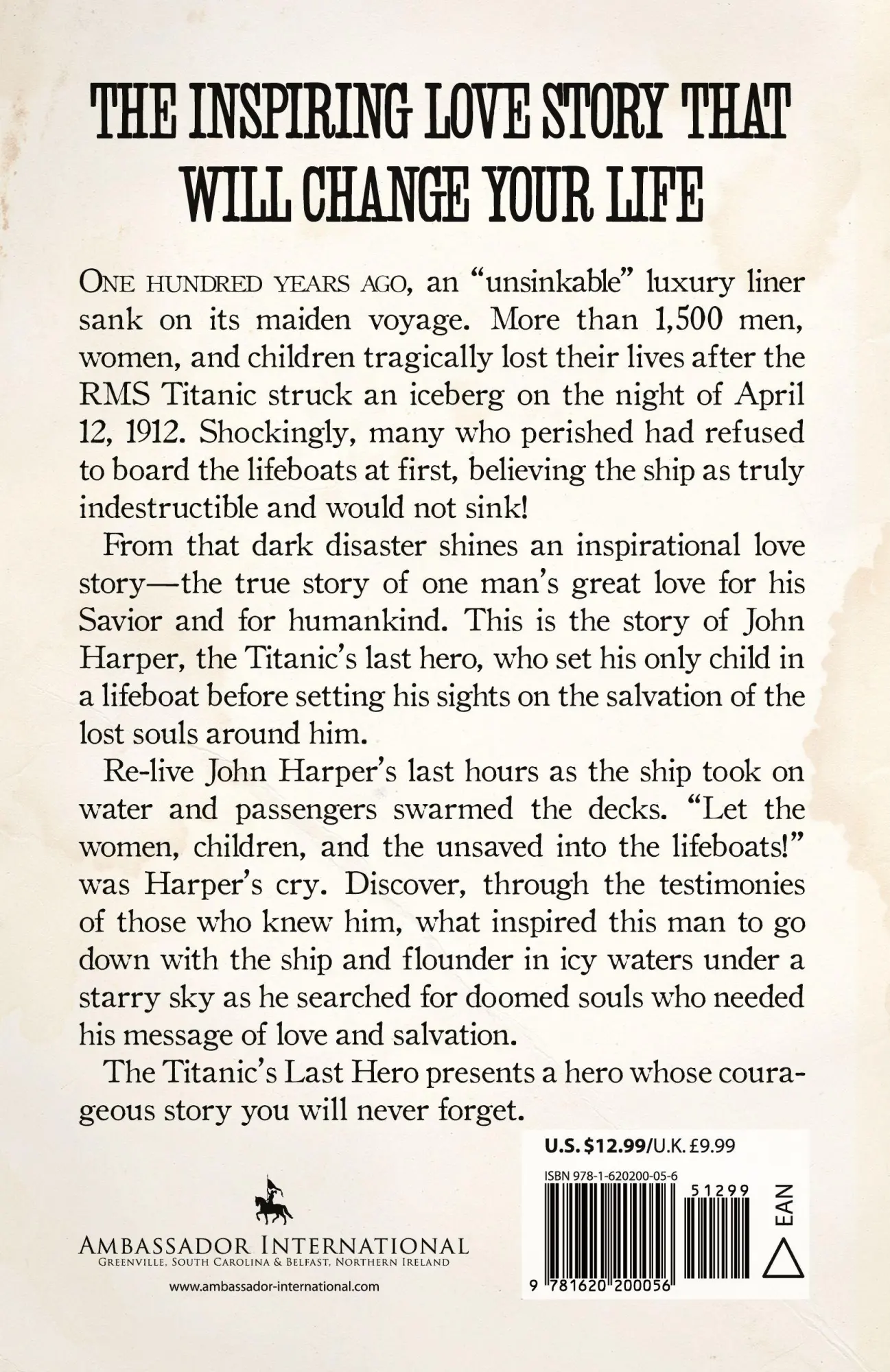 Rückseite: 9781620200056 | The Titanic's Last Hero | Moody Adams | Taschenbuch | Englisch | 2012
