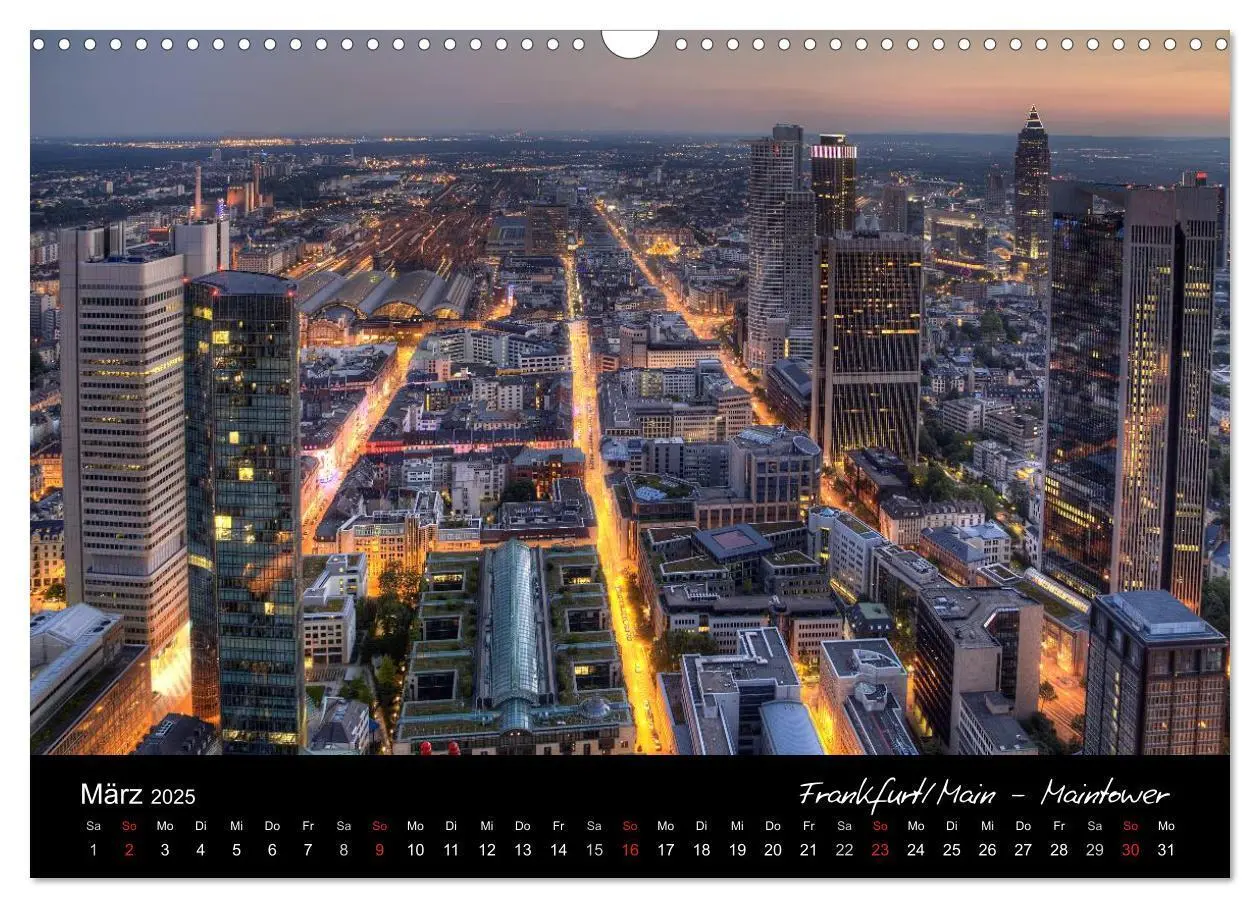 Bild: 9783435730056 | Europäische Städte bei Nacht (Wandkalender 2025 DIN A3 quer),...