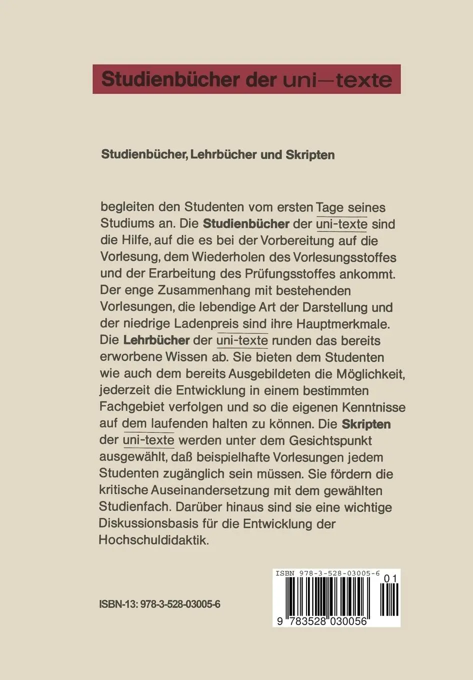 Rückseite: 9783528030056 | Mechanik | Lev D. Landau | Taschenbuch | 204 S. | Deutsch