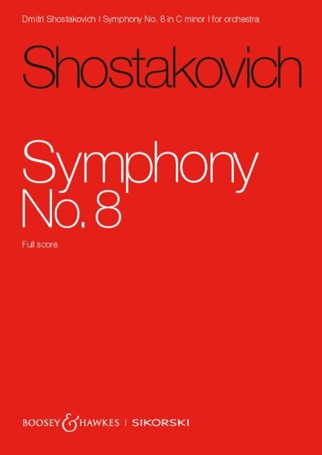 Cover: 9783689030056 | Sinfonie Nr. 8 | op. 65. Orchester. Studienpartitur. | Schostakowitsch