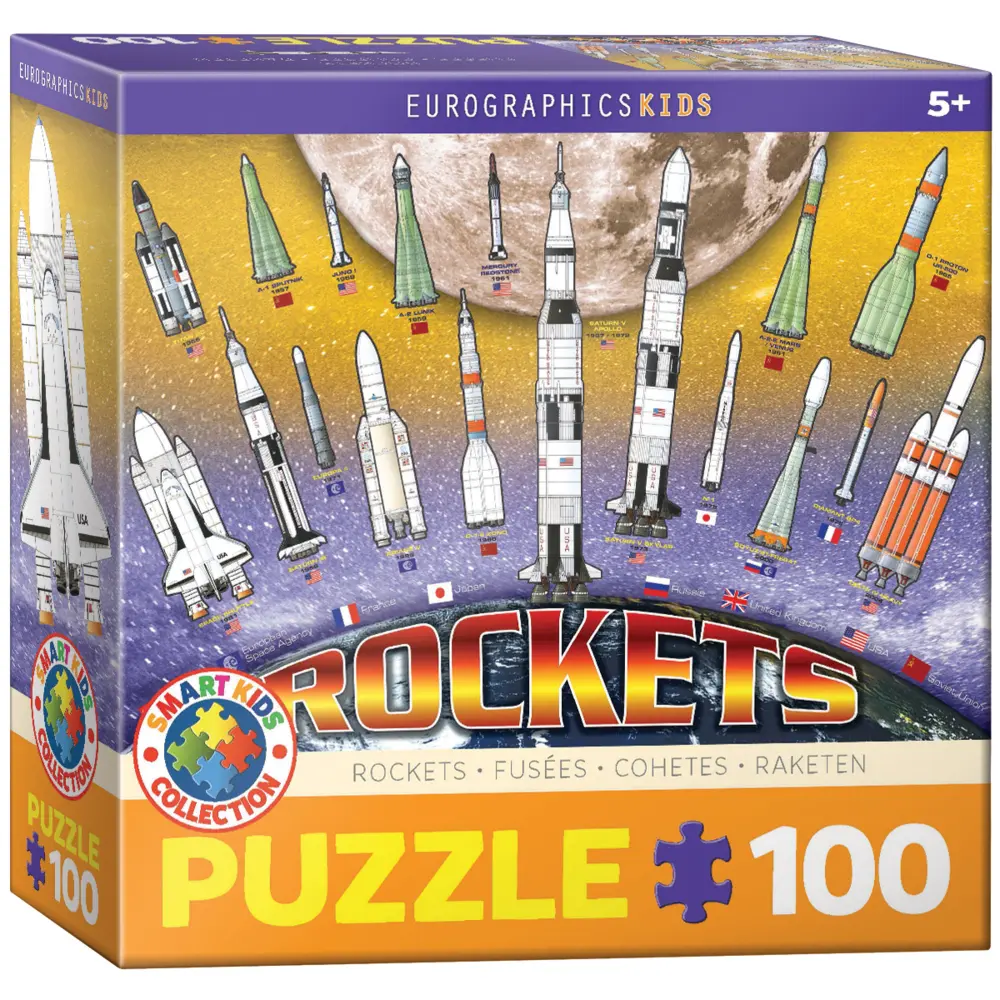 Cover: 628136600156 | Raketen (Puzzle) | Spiel | In Spielebox | 6100-1015 | 2022