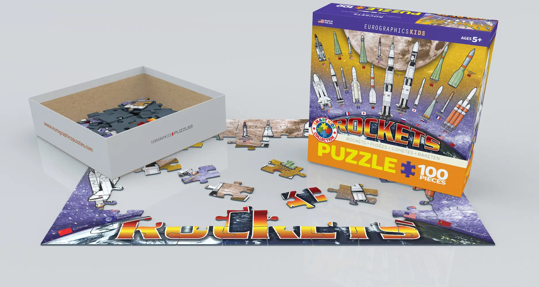Bild: 628136600156 | Raketen (Puzzle) | Spiel | In Spielebox | 6100-1015 | 2022