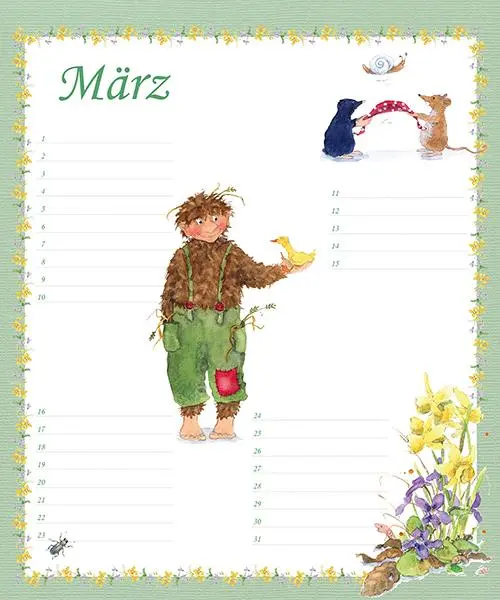 Bild: 4260300470156 | Geburtstagskalender | Mit immerwährendem Kalendarium | Drescher