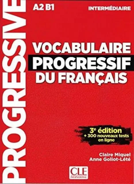 Cover: 9782090380156 | Vocabulaire progressif du francais - Niveau intermediaire (A2/B1) + CD