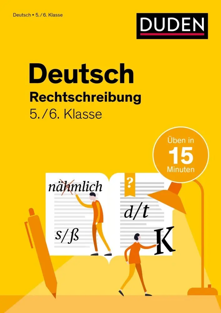Cover: 9783411720156 | Deutsch in 15 Minuten - Rechtschreibung 5./6. Klasse | Marion Clausen