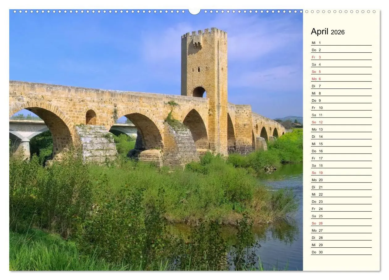 Bild: 9783457980156 | Römische Bauwerke in Europa (Wandkalender 2026 DIN A2 quer),...