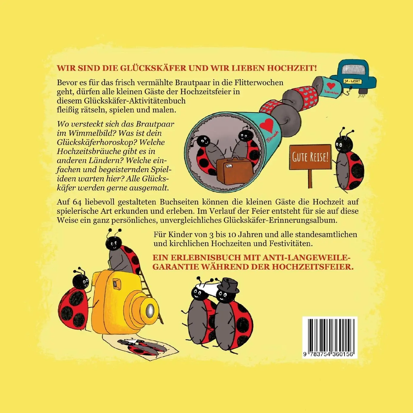 Rückseite: 9783754360156 | Wir lieben Hochzeit | Verena Bellmann (u. a.) | Taschenbuch | 64 S.