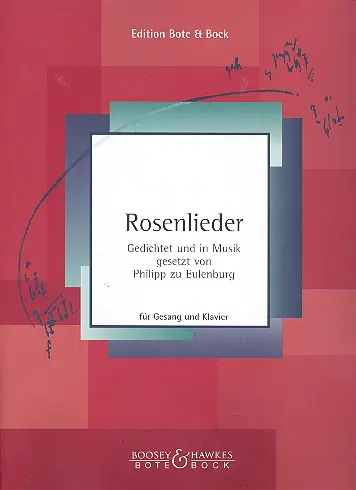 Cover: 9790202500156 | Rosenlieder | Prachtausgabe | Philipp zu Eulenburg | Buch