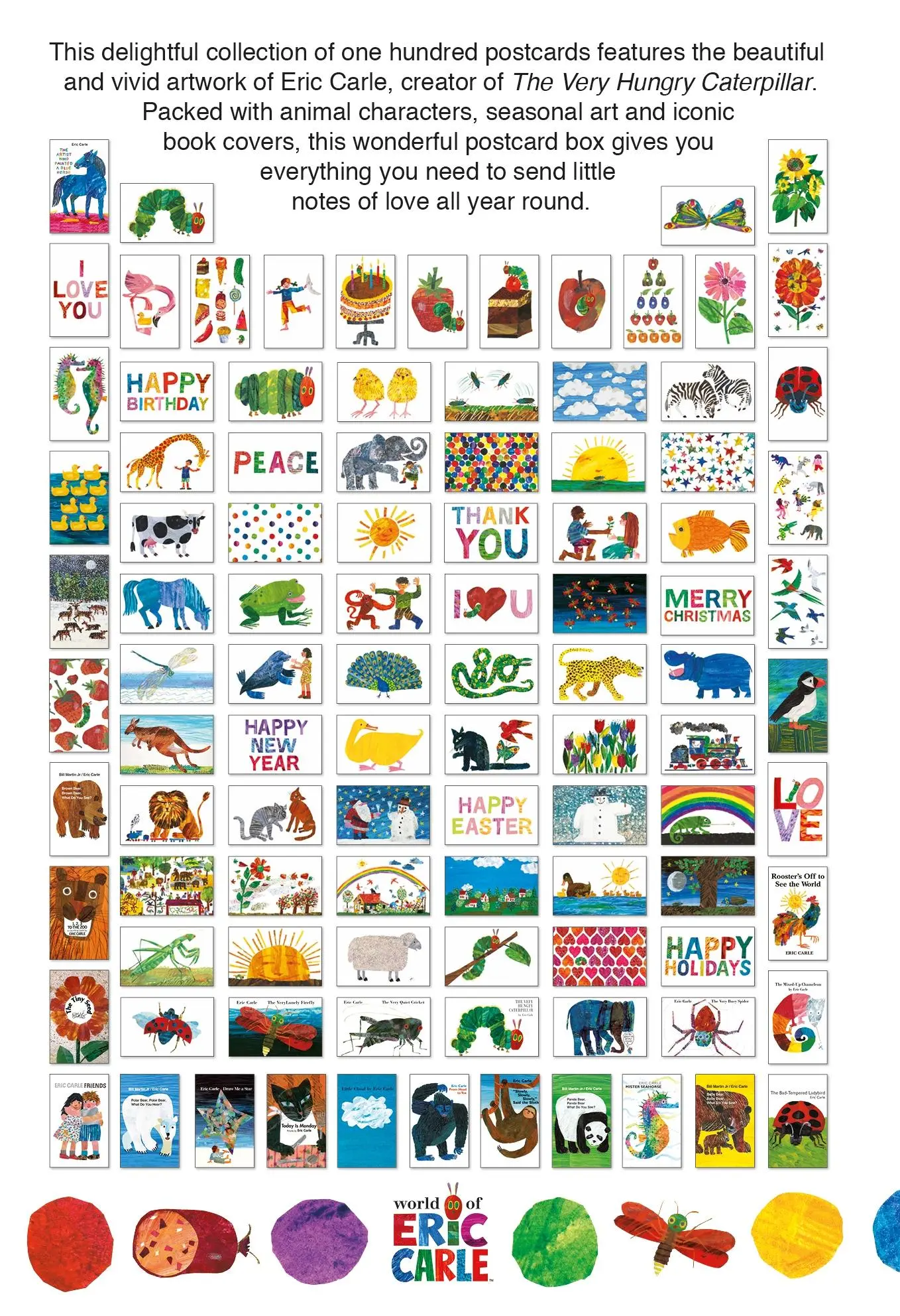 Rückseite: 9780141360256 | Eric Carle: 100 Postcards | Eric Carle | Buch | Gebunden | Englisch