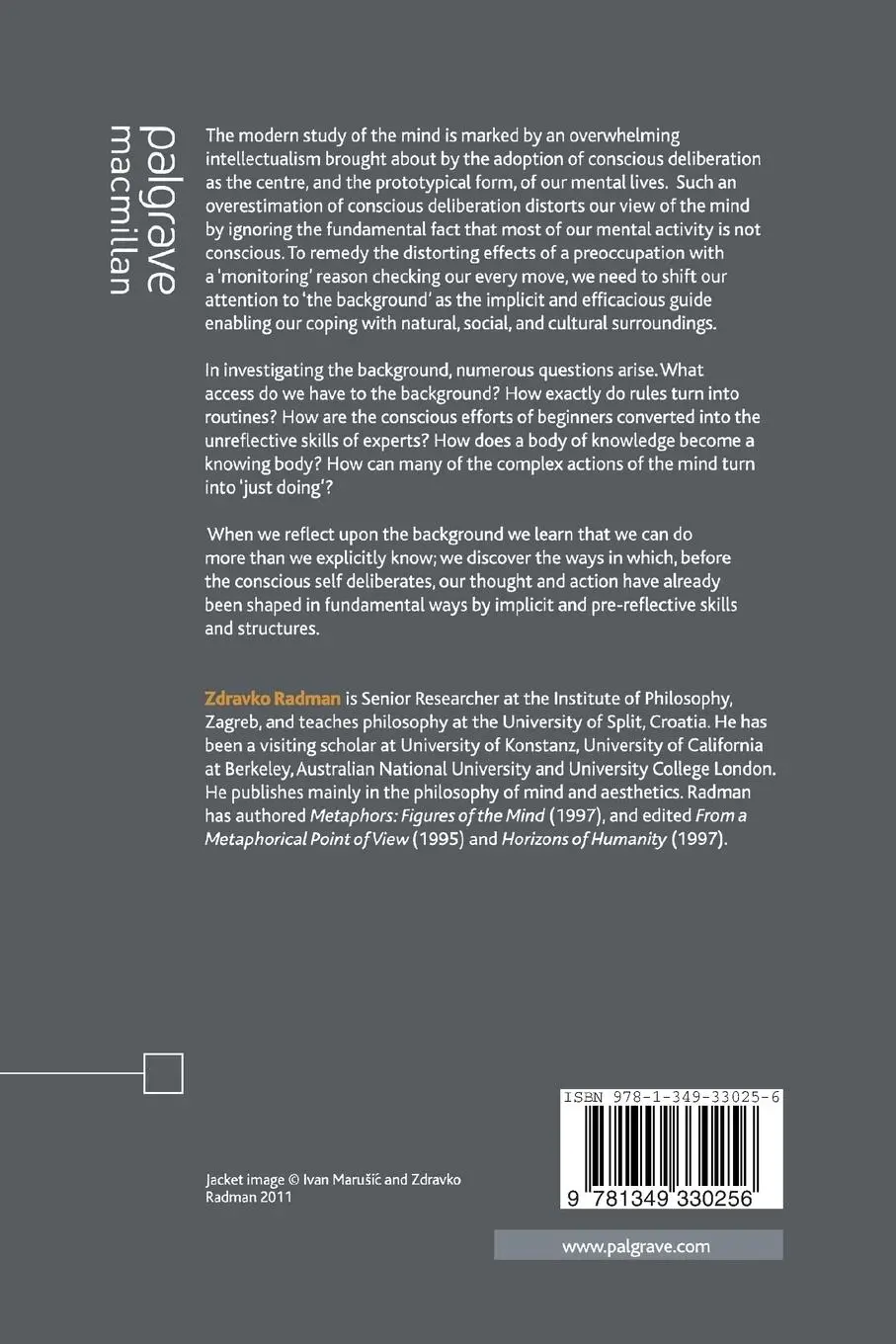 Rückseite: 9781349330256 | Knowing without Thinking | Z. Radman | Taschenbuch | xx | Englisch