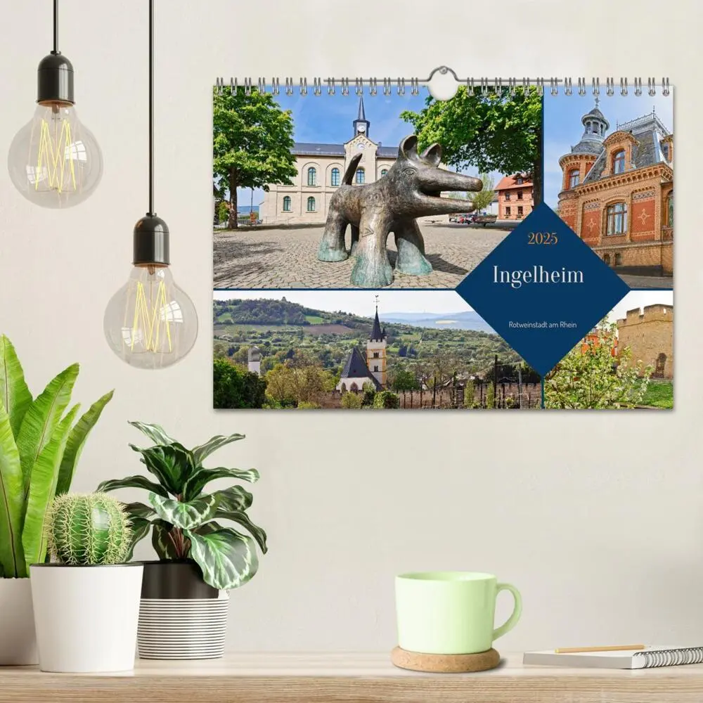Bild: 9783435640256 | Ingelheim - Rotweinstadt am Rhein (Wandkalender 2025 DIN A4 quer),...