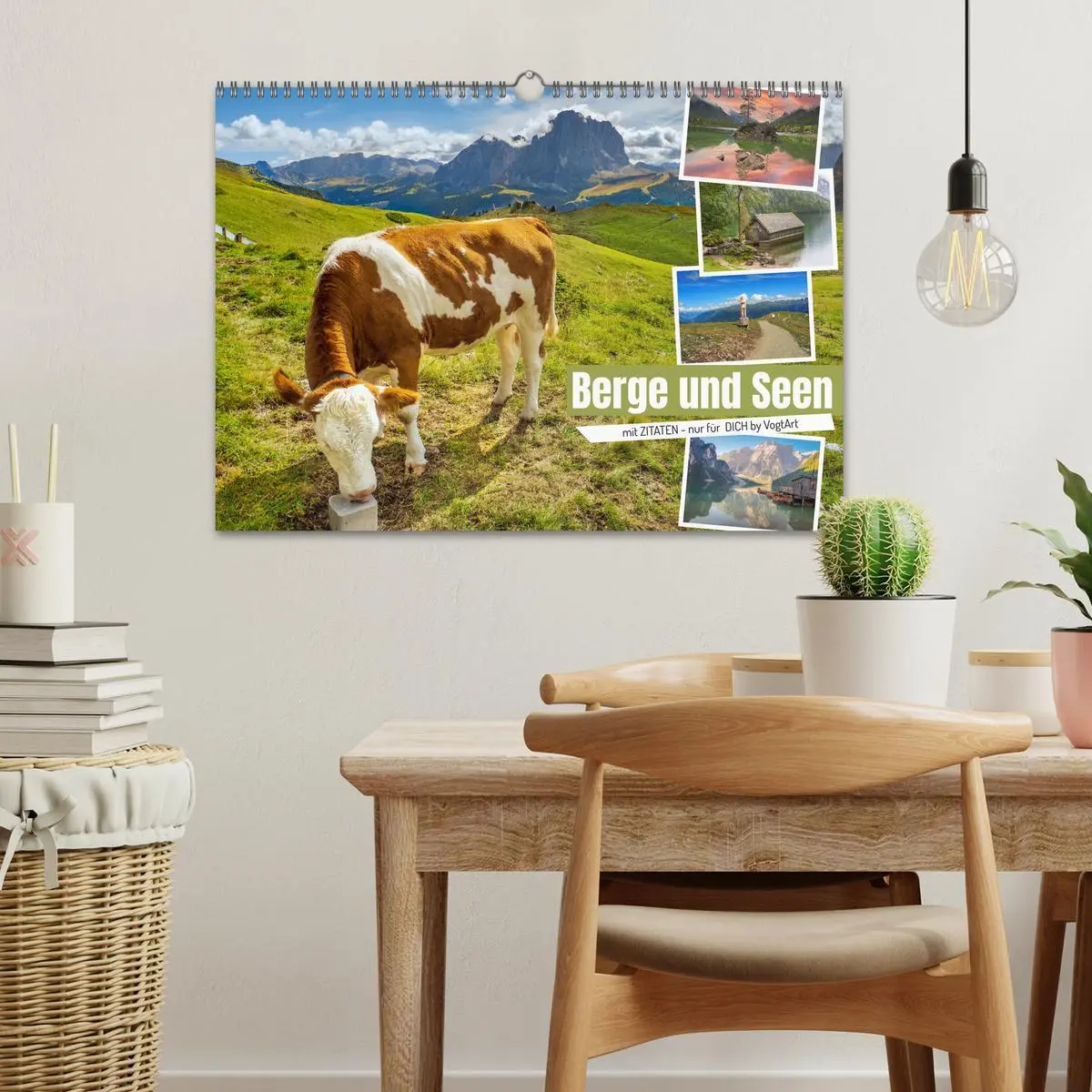 Bild: 9783457590256 | Berge und Seen, mit Zitaten - nur für Dich by VogtArt (Wandkalender...