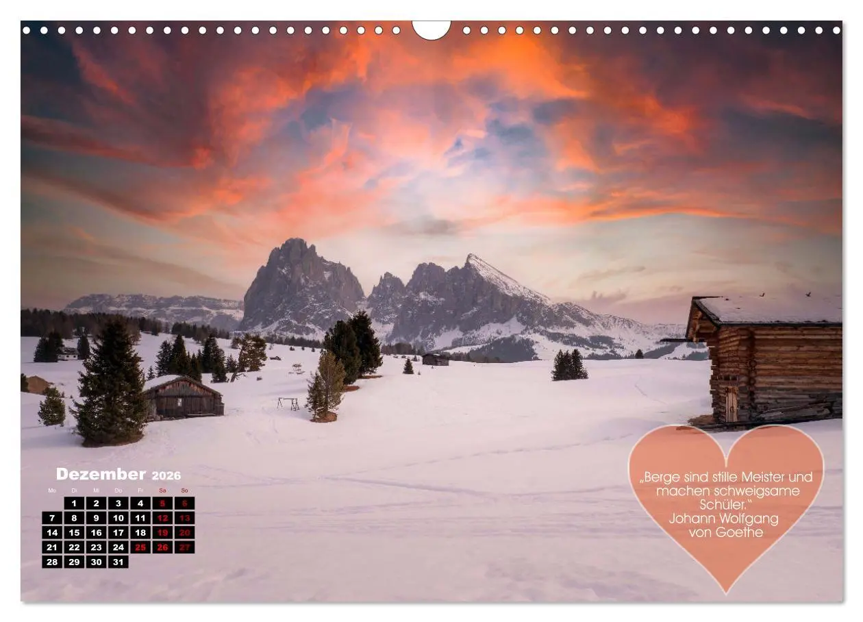 Bild: 9783457590256 | Berge und Seen, mit Zitaten - nur für Dich by VogtArt (Wandkalender...