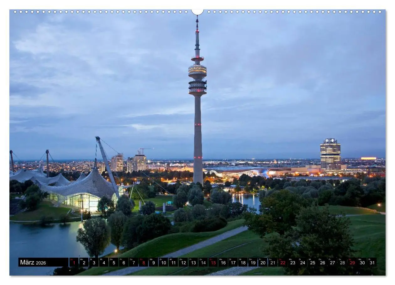 Bild: 9783516130256 | Landeshauptstadt München (hochwertiger Premium Wandkalender 2026...