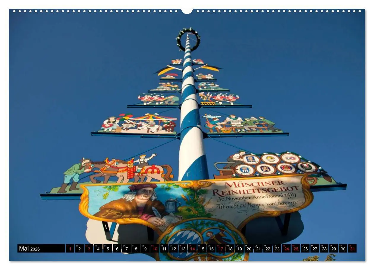 Bild: 9783516130256 | Landeshauptstadt München (hochwertiger Premium Wandkalender 2026...