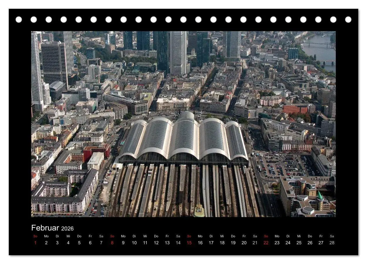 Bild: 9783516680256 | über den Dächern von FRANKFURT (Tischkalender 2026 DIN A5 quer),...