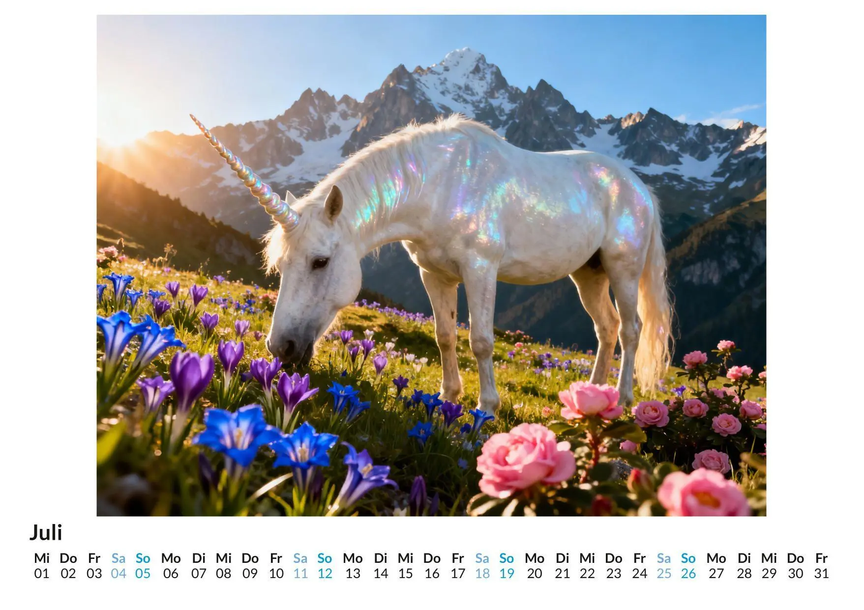 Bild: 9783695330256 | Einhorn | Luisa Schmidt | Kalender | Deutsch | 2026 | FlipFlop