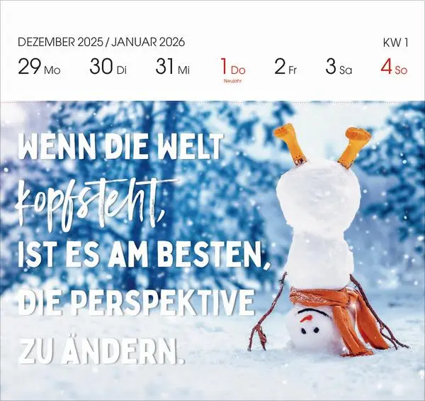 Bild: 9783731890256 | Lieber verrückt das Leben genießen 2026 | Verlag Korsch | Kalender
