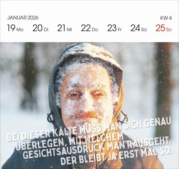 Bild: 9783731890256 | Lieber verrückt das Leben genießen 2026 | Verlag Korsch | Kalender