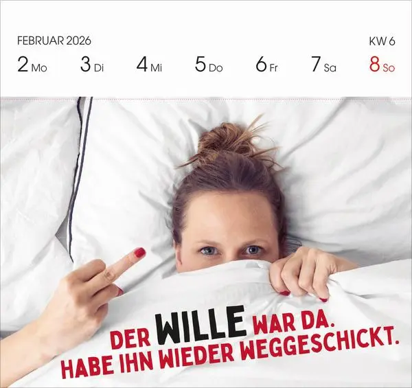 Bild: 9783731890256 | Lieber verrückt das Leben genießen 2026 | Verlag Korsch | Kalender
