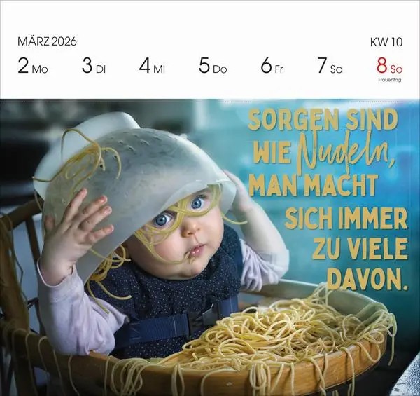 Bild: 9783731890256 | Lieber verrückt das Leben genießen 2026 | Verlag Korsch | Kalender