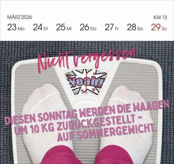 Bild: 9783731890256 | Lieber verrückt das Leben genießen 2026 | Verlag Korsch | Kalender