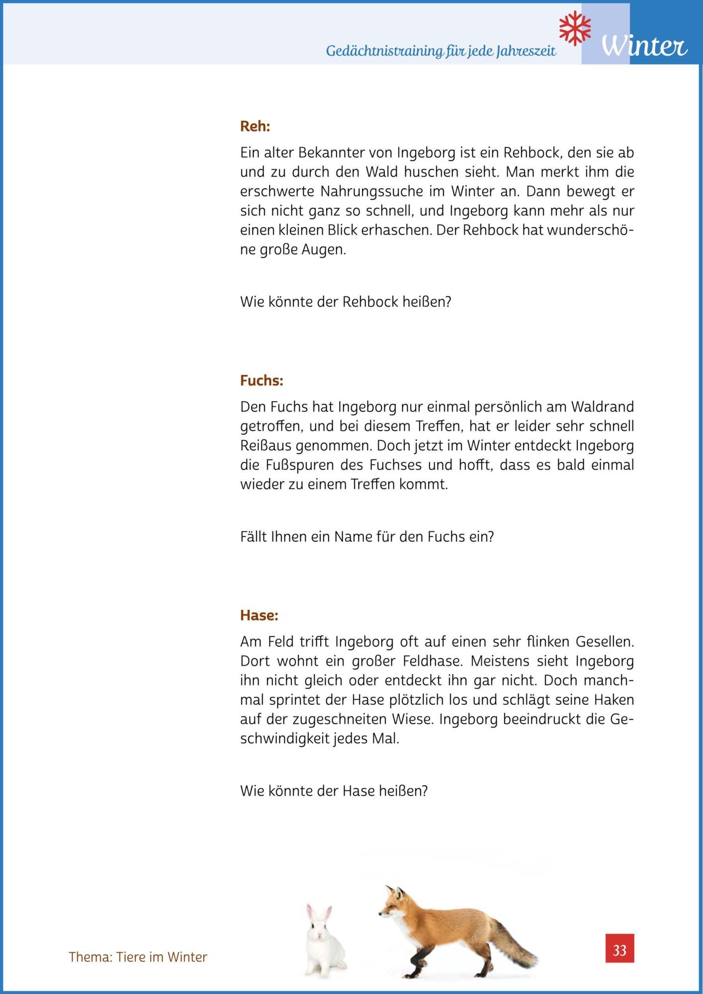 Bild: 9783944360256 | Gedächtnistraining für jede Jahreszeit - Winter | Natali Mallek | Buch