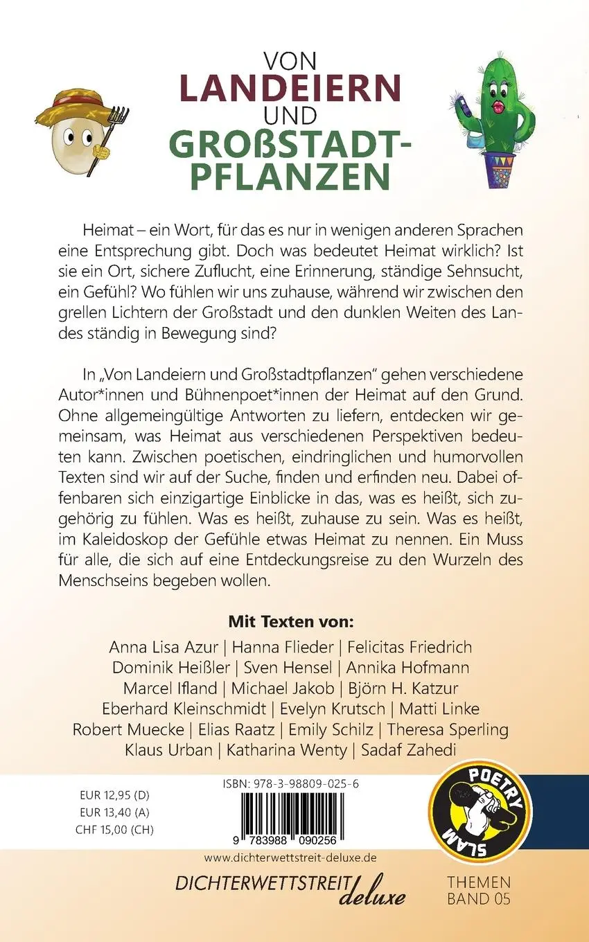 Rückseite: 9783988090256 | Von Landeiern und Großstadtpflanzen | Elias Raatz (u. a.) | Buch