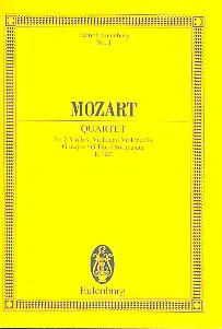 Cover: 9790200200256 | String Quartet G major KV 387 | Wolfgang Amadeus Mozart | 1980