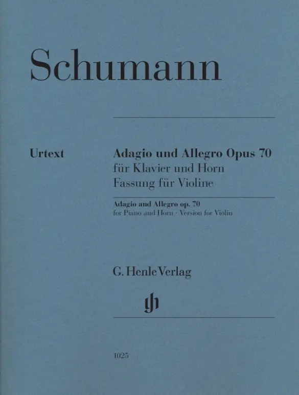 Cover: 9790201810256 | Robert Schumann - Adagio und Allegro op. 70 für Klavier und Horn