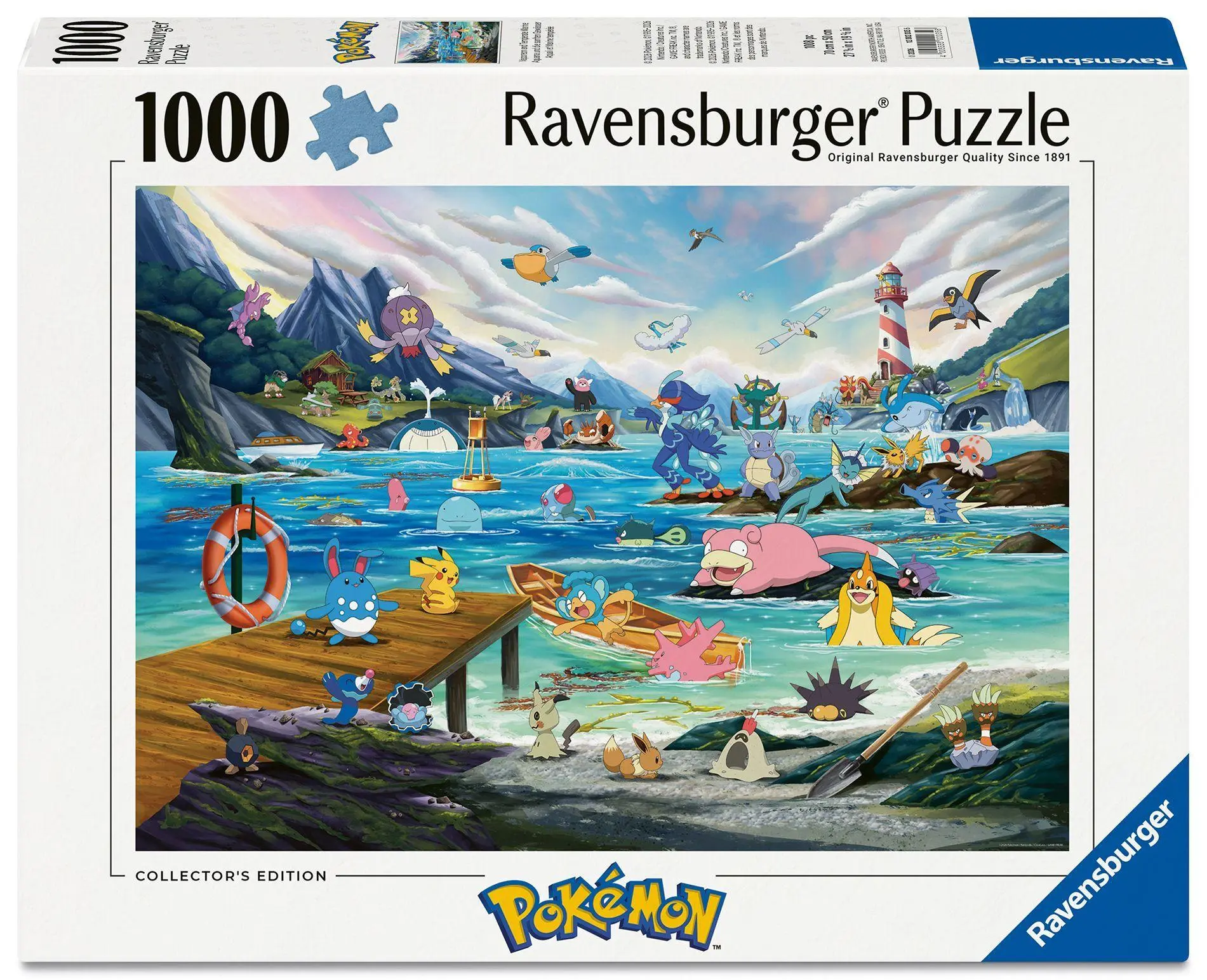 Cover: 4005555020356 | Erwachsenenpuzzle 1000 Teile - Pokémon - Aquana und die sanften...