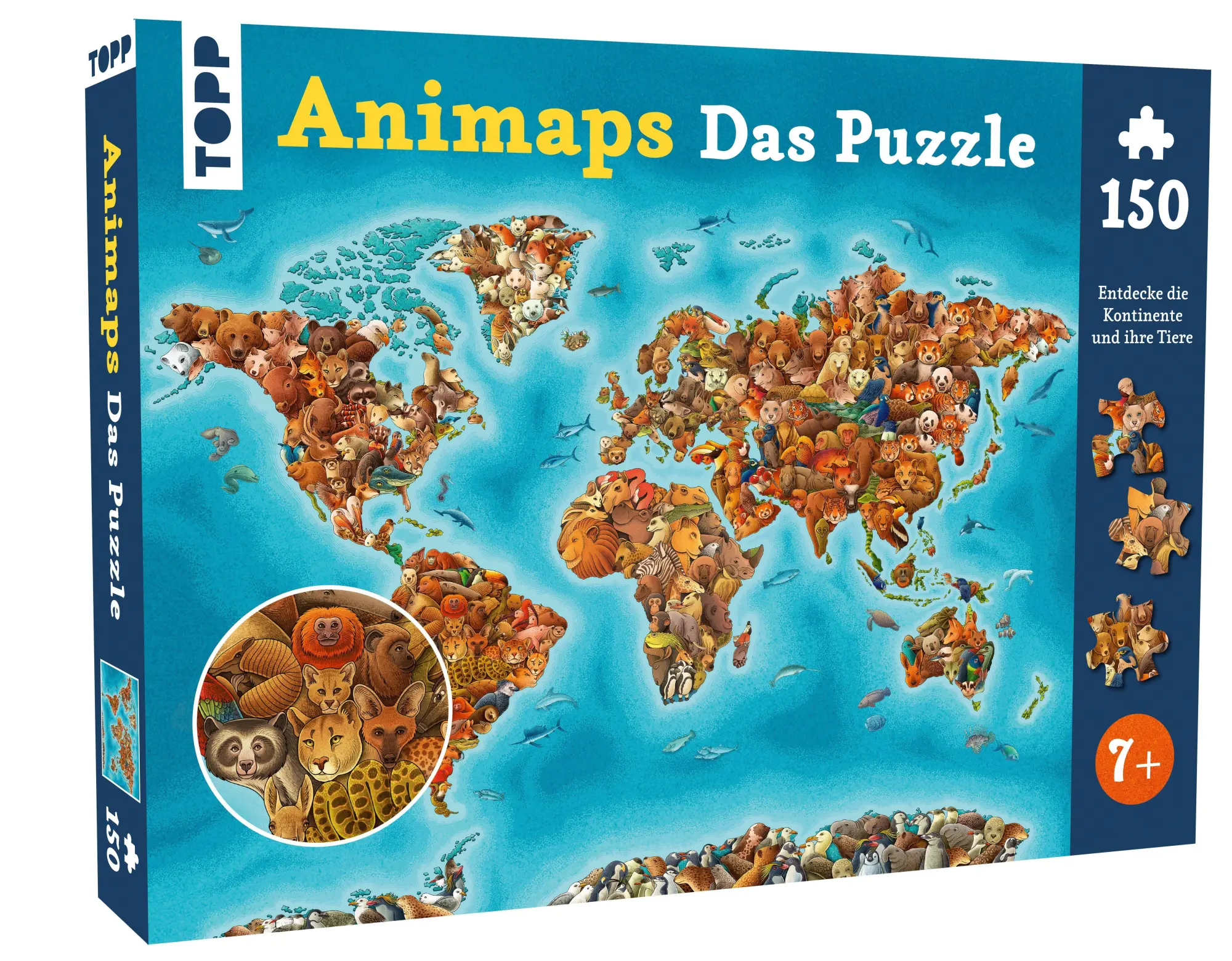 Cover: 4007742170356 | Animaps: Das Puzzle - 150 Teile. | XXL-Puzzle in XXL-Schachtel. | 2026